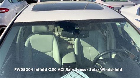 They apparently are the same, except the M35 windshield blocks the. . Infiniti rain sensor not working